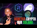 Solution fiable pour acheter les crypto monnaies de la blockchain solana