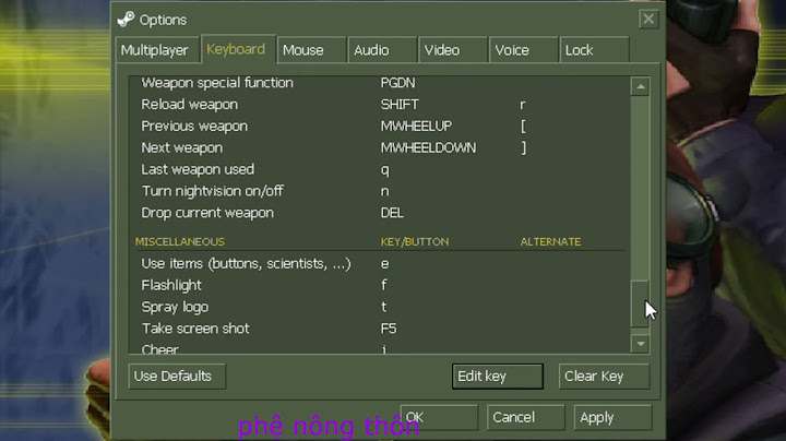 Hướng dẫn cài đặt phím cs 1.6 năm 2024