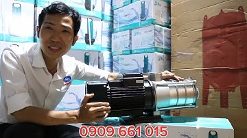 Bơm đa tầng cánh Maro 4hp, 3 pha, đầu inox, cánh inox: chuyên tưới béc SKY, AX| Thuận Hiệp Thành