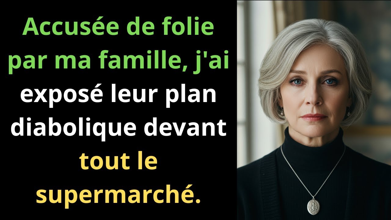 Accusée de folie par ma famille, j'ai exposé leur plan diabolique devant tout le supermarché.