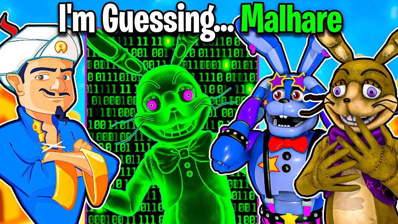 ULTIMATE Guess the FNAF Voice QUIZ?! with Glitchtrap and Glamrock Bonnie 