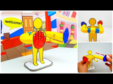 Mobile Games City on X: #huggywuggy #poppyplaytime #grabpack HOW TO MAKE  HUGGY WUGGY GRAB PACK TOY FROM CARBOARD    / X