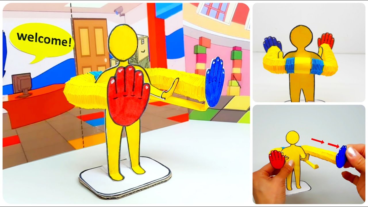 Mobile Games City on X: #huggywuggy #poppyplaytime #grabpack HOW TO MAKE  HUGGY WUGGY GRAB PACK TOY FROM CARBOARD    / X