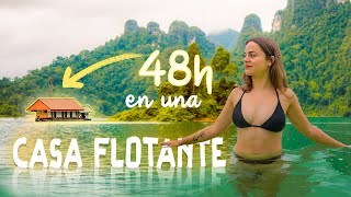 Viaje a Tailandia  dormir en una CASA FLOTANTE  Khao Sok  Cap. 6