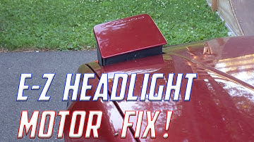 Fiero Firebird Corvette Headlight Motor Repair