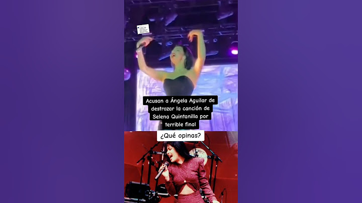 ÁNGELA AGUILAR acusada de MALOGRAR CANCIÓN de SELENA QUINTANILLA con TERRIBLE FINAL
