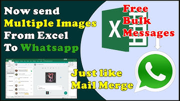 How to send whatsapp messages with multiple images from excel sheet