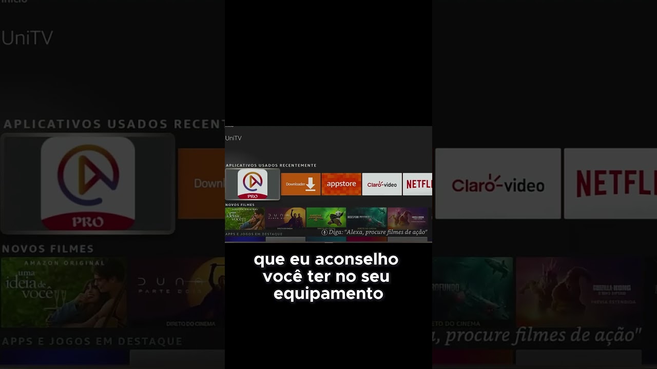 Como recarregar o aplicativo Unitv!