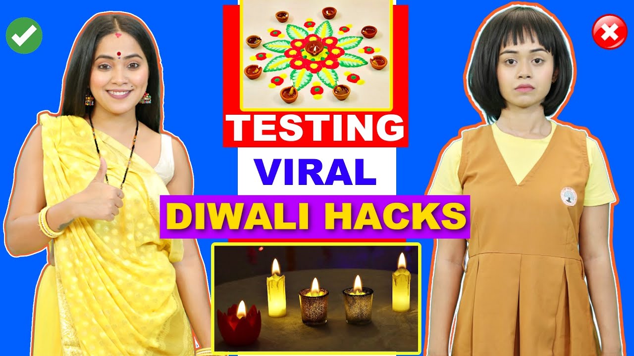 Testing Viral DIWALI Hacks | Anaysa