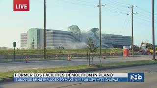 Plano building implosion