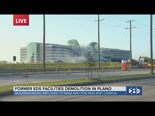 Plano building implosion