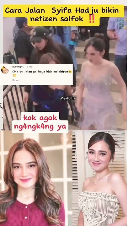 Gaya Jalan Syifa Hadju Ini Bikin Netizen Kaget! Turun Tangga Kok Gitu? #syifahadju #trending #shorts