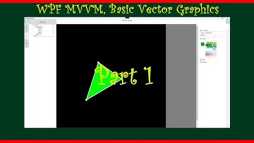 WPF with Vector Graphics, the Beginning, using MVVM  (Part1)
