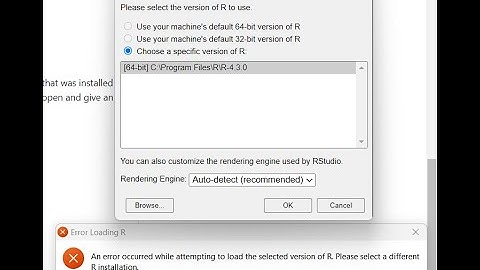 RStudio requires an existing installation of R  problem. RStudio is not working.