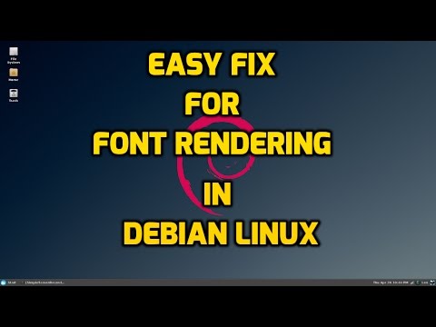 Easy Way to Improve Font Rendering in Debian Linux