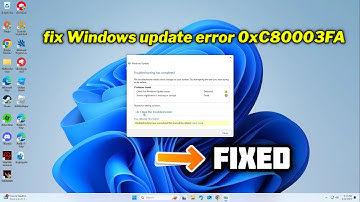 (FIXED) Windows update error 0xC80003FA