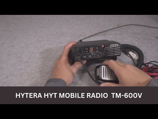 Hytera (HYT) Mobile VHF Radio  TM-600V 5-Tone - quick look