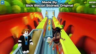 When Bacon Hair Is In A Cringe Roblox Story... 💯🔥🔥‼️