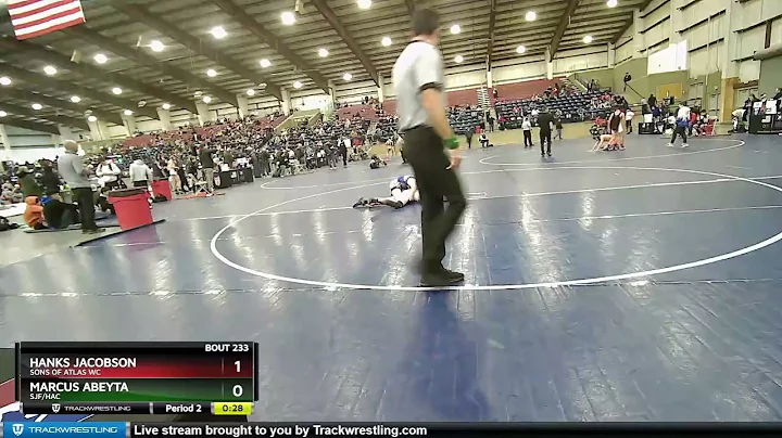 102 Lbs Cons. Round 3 - Marcus Abeyta, SJF