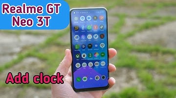 How To Add Clock In Realme GT Neo 3T,Realme GT Neo 3T Mein Display Per Clock Add Kaise Karen