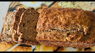 Sugar free 100% wholewheat banana bread