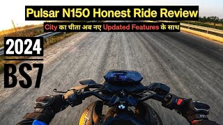 Finally 2024 Bajaj Pulsar N150 Ride Review - Finally Dual Disc & Digital Meter Update