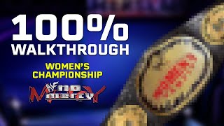 Women's Championship 100% Walkthrough - Championship Mode | WWF No Mercy