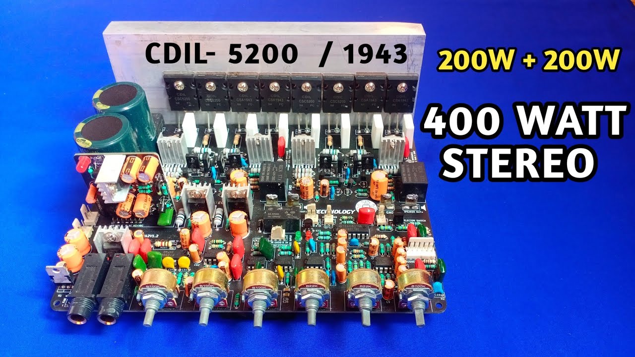 400 Watt Complete Stereo Kit 200 Watt +/200Watt Watt Kit 400 Watt Board Cdil Csc 5200 400 Watt Complete Stereo Kit 200 Watt +/200Watt Watt Kit 400 Watt Board Cdil Csc 5200