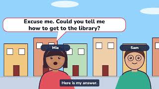 Giving Directions in English | Straight Ahead, Left, Right, Next To & Opposite (A2 Practice)