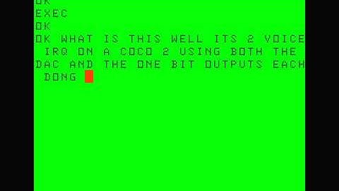 dac + 1bit output on the coco 2 (2 * 1bit channels on the cheap)