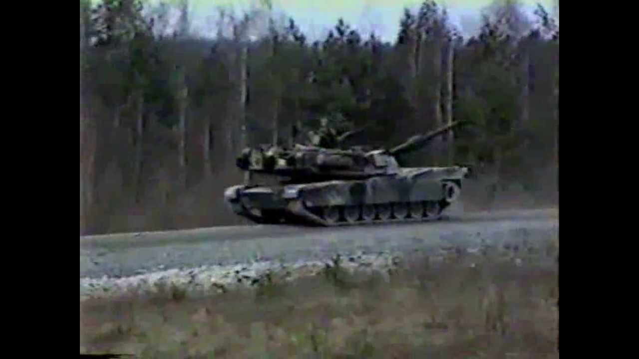 Grafenwöhr, M1A1 Tank Gunnery, Germany 1993 - YouTube