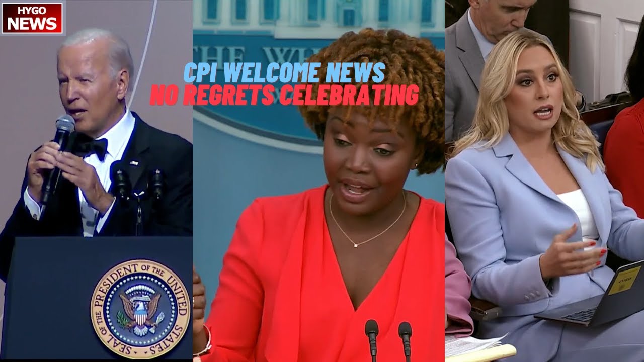 WH:CPI data shows more progress, is welcome news; no regrets celebrating  the Inflation Reduction Act - YouTube