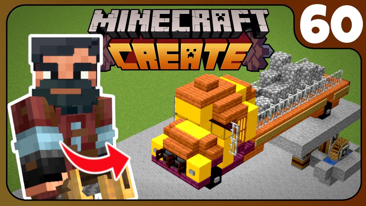 C60: I MADE A LORRY WITH CREATE MOD! - മലയാളം - YouTube