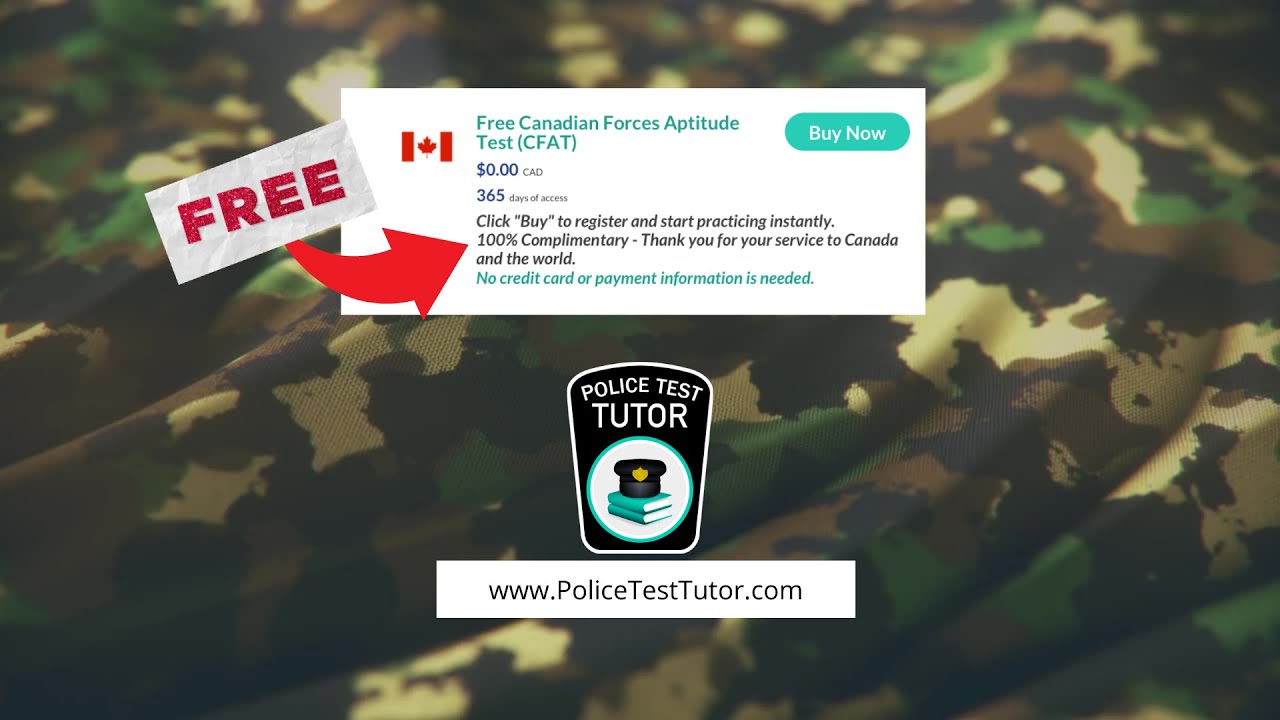 Failed Canadian Forces Aptitude Test