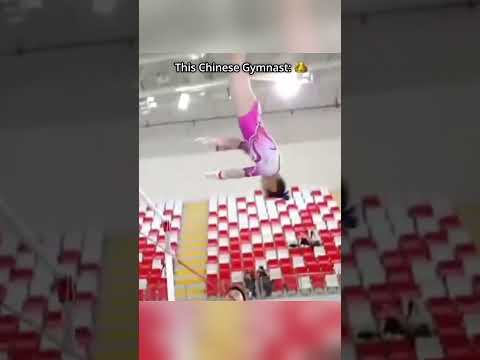 Nobody saw this coming😳 #gymnastics #sports #unevenbars #newskill #worldsfirst #worldcup