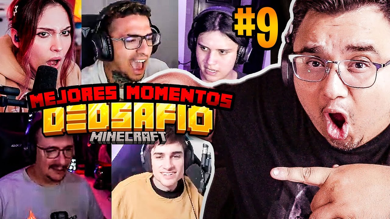 REACCIONANDO A MEJORES MOMENTOS EN DEDSAFIO MINECRAFT 3 DIA 9