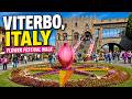 Viterbo, Italy 🇮🇹 San Pellegrino in Fiore Flower Festival | Medieval City of the Popes | 4K