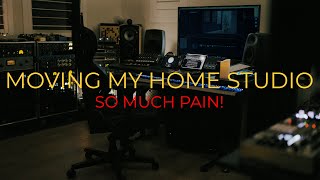 Moving My Home Studio Tour.  So. Much. Pain!