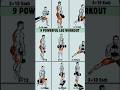 9 POWERFUL LEG Workout exercises #youtubeshorts #motivation #gymfitnessworkout #gymshorts
