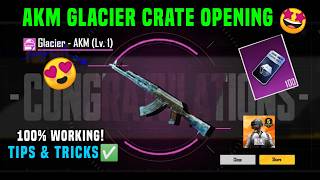 AKM GLACIER CRATE OPENING TRICK / HOW TO GET AKM GLACIER SKIN / BGMI ME AKM GLACIER KAISE NIKALE screenshot 4