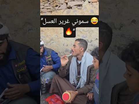ابو حيدر يتحول إلى غرير العسل ويكشف اسرار النحالين في اليمن