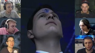 "Реакции Летсплейщиков" на Смерть Коннора из Detroit: Become Human