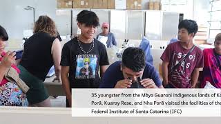 Mbya Guarani Indigenous Visited Of The Federal Insute Of Santa Catarina Ifc
