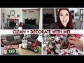 CLEAN AND DECORATE WITH ME FOR CHRISTMAS! CHRISTMAS DECOR 2019 + HOME TOUR!