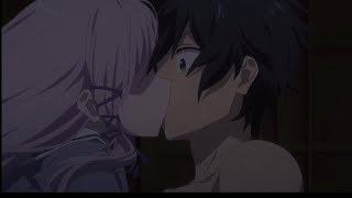 She Sucked Him Dry💦💦                  #ecchianime #anime #engagekiss