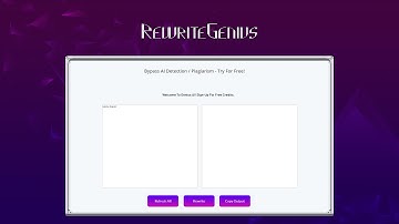 How To Bypass AI Detection / Plagiarism - Rewrite Genius AI
