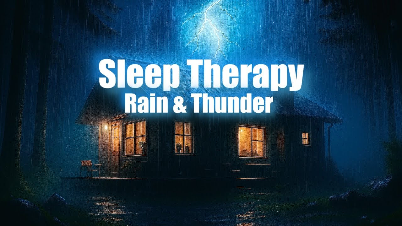 Gentle Rain Sounds for Sleep | Thunder, No Music – Just Pure Nature Ambience For Stress Relief