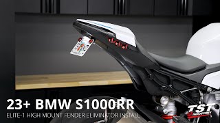 How to install an Elite-1 Adjustable Fender Eliminator on a 2023+ BMW S1000RR by TST Industries