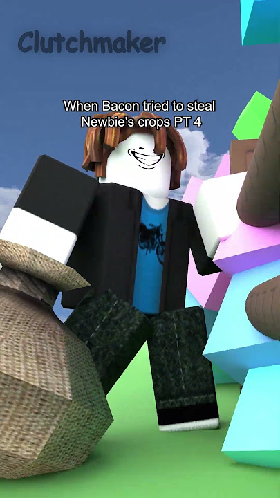 When Bacon tried to steal Newbie's crops = 💀 PT 4