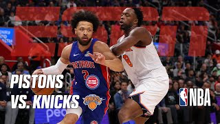 Nba Mini Detroit Pistons Vs. New York Knicks Extended Highlights